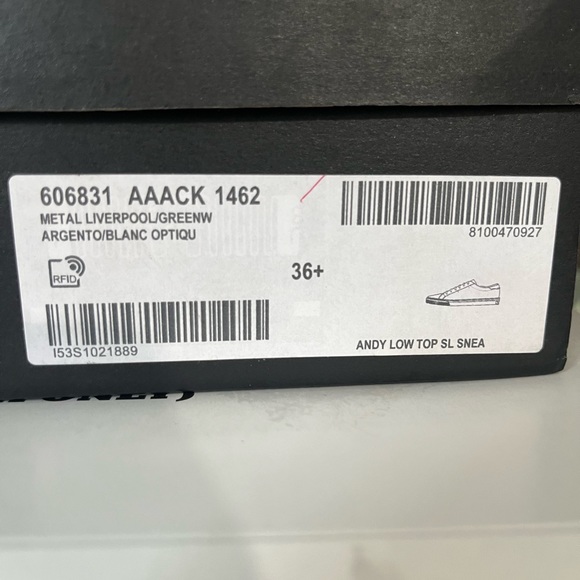 Andy low top Saint Laurent silver - Picture 6 of 8